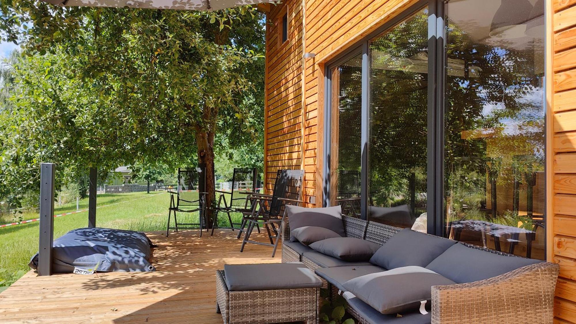 Willa Tinyhousebeidresden 3 Fuer 2 - 7 Personen, Naehe Saechsische Schweiz, Dresden, Mit Badeteich Großharthau Zewnętrze zdjęcie