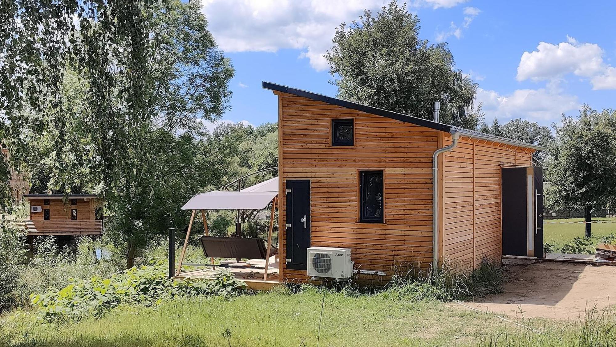 Willa Tinyhousebeidresden 3 Fuer 2 - 7 Personen, Naehe Saechsische Schweiz, Dresden, Mit Badeteich Großharthau Zewnętrze zdjęcie